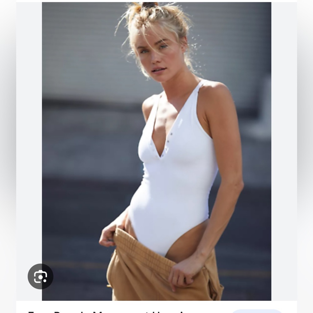 Free people happiness runs henley body suit